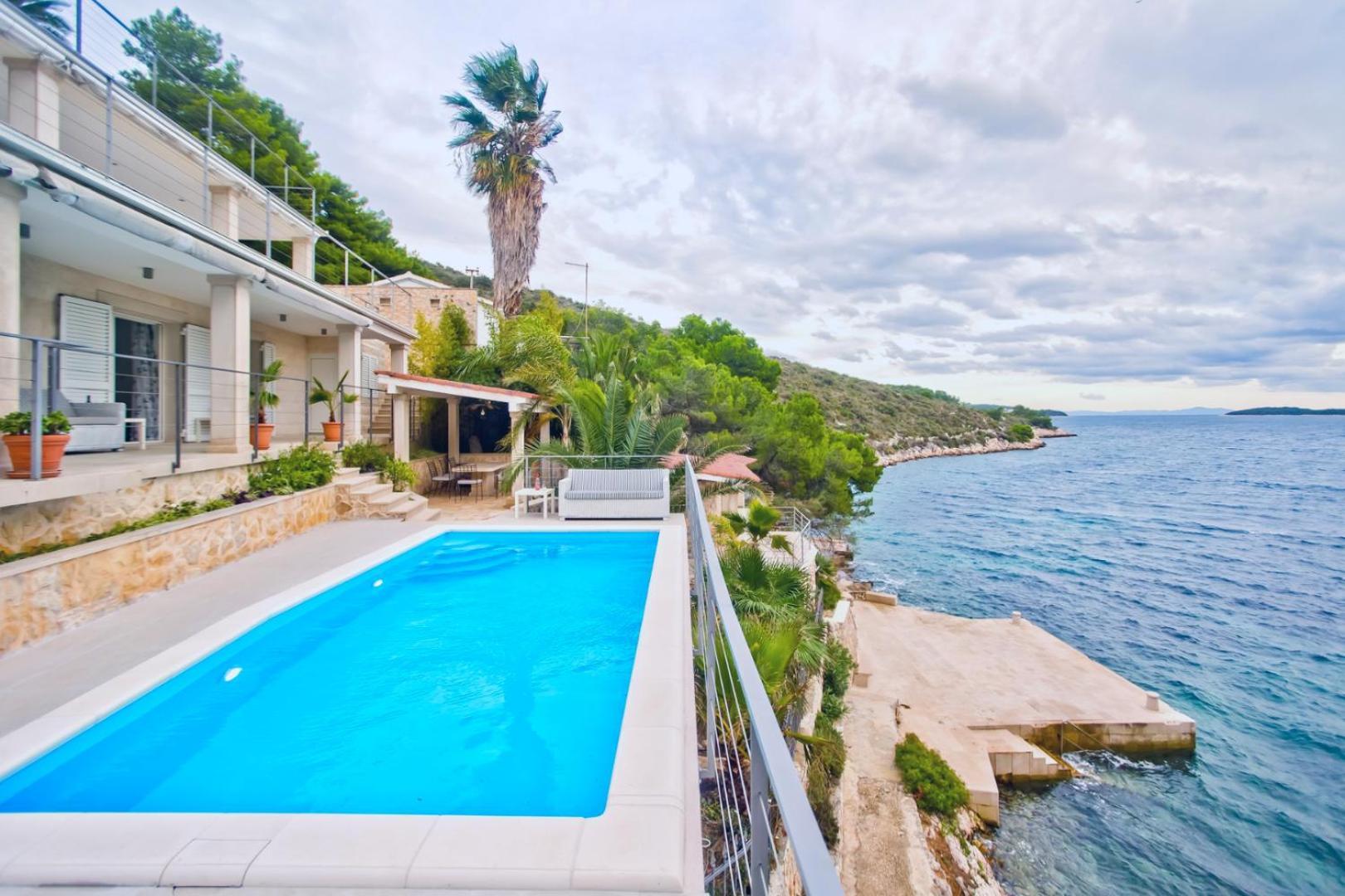 Villa Oceanus Hvar Town Bagian luar foto