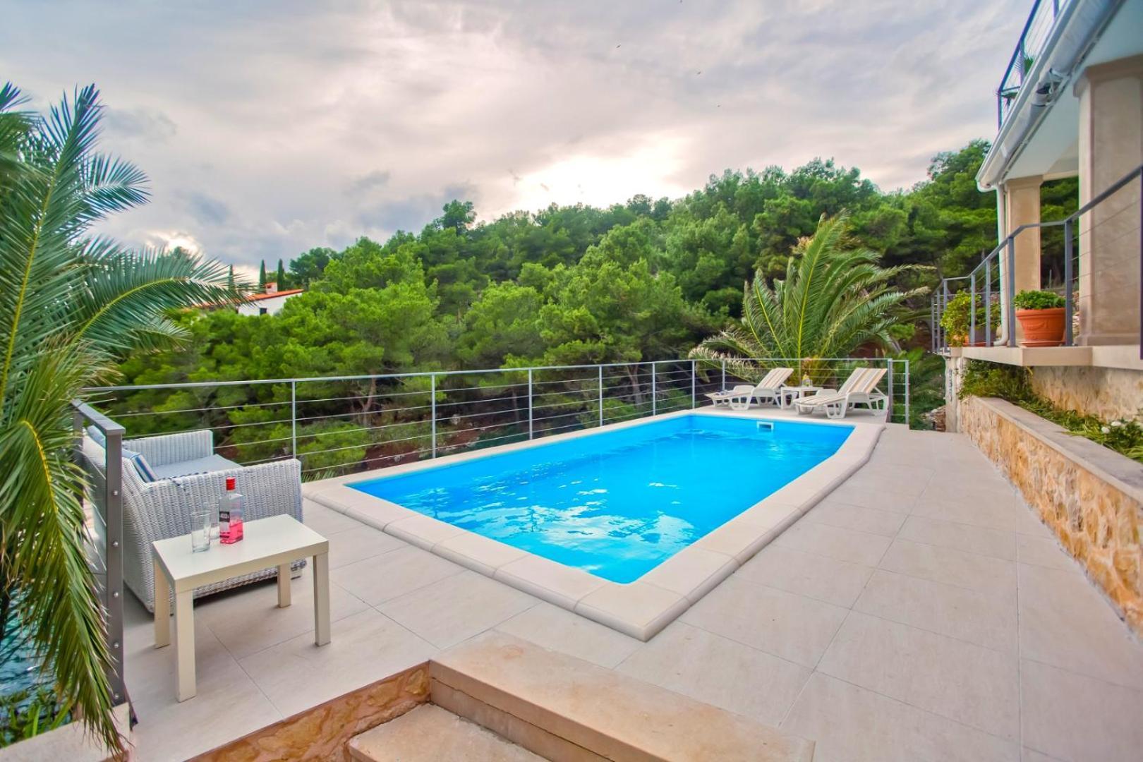 Villa Oceanus Hvar Town Bagian luar foto